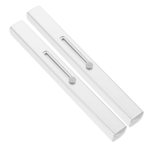 DINHEAROM 2 Stück Lippenpinsel Tragbarer Lip Gloss mit Kappe Verstellbarer Lippenstift Pinsel für Präzises Makeup Hautfreundliches Material Design von DINHEAROM