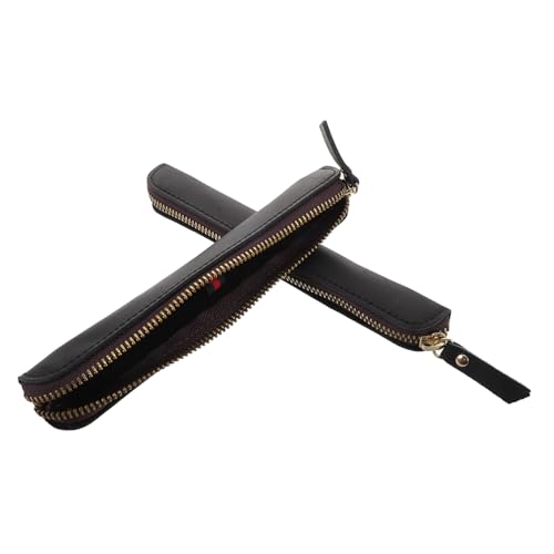 DINHEAROM 2Stücke Mini PU Stiftetui Vintage Stiftetui für Reisen Kompaktes und Tragbares Design mit Reißverschluss für Verschiedene Anlässe und Persönliche Stiftorganisation DINHEAROM 2Stücke Mini PU Stiftetui Vintage Stiftetui für Reisen Kompaktes und Tragbares Design mit Reißverschluss für Verschiedene Anlässe und Persönliche Stiftorganisation von DINHEAROM