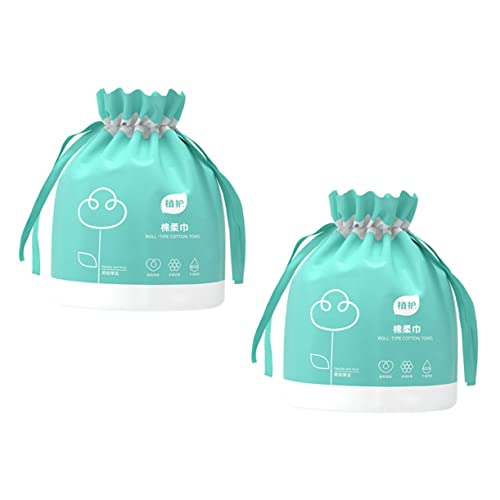 DINHEAROM 2rollen Einweg-gesichtstücher Verdickte Make-up-entferner-tücher Für Trockene Und Nasse Anwendung Hochwertige Wasseraufnahme Tücher Für Reisen Und Sport von DINHEAROM