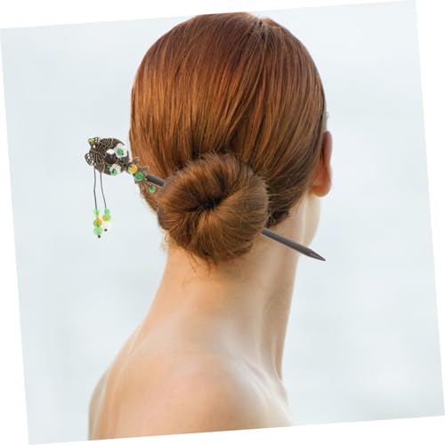 DINHEAROM 3 Stück Ethnischer Stil Haarnadel Handmade Haarstäbchen für Damen und Mädchen Langlebig Feine Verarbeitung Geeignet für Partys Alltag und Cosplay Charmantes Retro design von DINHEAROM
