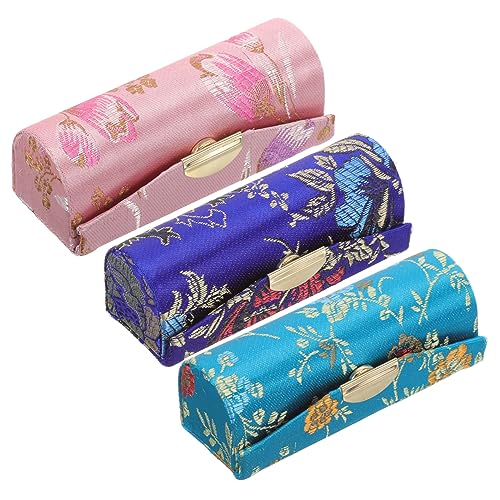 DINHEAROM 3 Stück Lippenstiftetuis Für Handtasche Reise Lippenstifthalter Lippenstift Organizer Für Damen Kompakt Tragbar Make up Etuis Für Lippenstifte Kosmetik Und Mehr von DINHEAROM