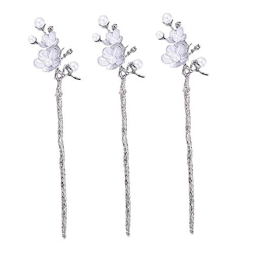 DINHEAROM 3 Stück Retro Perlen Haarstäbchen Für Frauen Vintage Haarnadeln Mit Blumen Dekoration Hochzeits Haarschmuck Haar Accessoire Für Stilvolle Frisuren Passend Für Verschiedene DINHEAROM 3 Stück Retro Perlen Haarstäbchen Für Frauen Vintage Haarnadeln Mit Blumen Dekoration Hochzeits Haarschmuck Haar Accessoire Für Stilvolle Frisuren Passend Für Verschiedene von DINHEAROM