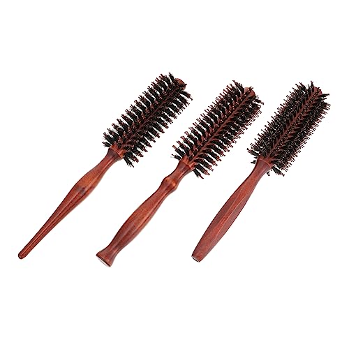 DINHEAROM 3 Stück Runde Haarbürste mit Wildschweinborsten Professionelle Stylingbürste für Nasses und Trockenes Haar Holzgriff Geeignet für Frauen und Männer für Locken und Glätten DINHEAROM 3 Stück Runde Haarbürste mit Wildschweinborsten Professionelle Stylingbürste für Nasses und Trockenes Haar Holzgriff Geeignet für Frauen und Männer für Locken und Glätten von DINHEAROM