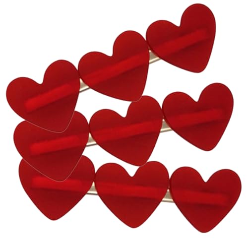 DINHEAROM 3stücke Herz-haarspangen Romantische Haarklammern Für Damen Und Mädchen Haarschmuck-accessoire Für Partys Hochzeiten Und Besondere Anlässe Kompakte Für Einfache Tragbarkeit von DINHEAROM