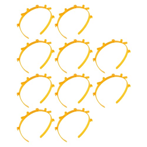 DINHEAROM 50stücke Glow Hair Accessories Leuchtstäbe Für Haarschmuck Haarreifen Für Partys Leuchtstäbe Zubehör Haarschmuck Mit Leuchtstäben Für Konzerte von DINHEAROM