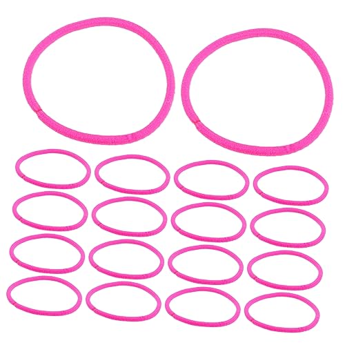 DINHEAROM 50stücke Haargummi Elastisch Pferdeschwanzhalter Mit Gummibändern Haargummis Für Damen Und Junge Mädchen Haarseil Aus Nylon Für Verschiedene Frisuren von DINHEAROM