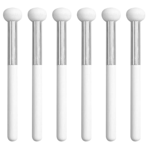 DINHEAROM 6 Stück Tragbare Concealer Pinsel Ergonomische Schwamm Make up Pinsel Für Gesicht Nase Und Augenlider Weiche Und Bequeme Anwendung Für Frauen Für Präzises Concealing Und Make DINHEAROM 6 Stück Tragbare Concealer Pinsel Ergonomische Schwamm Make up Pinsel Für Gesicht Nase Und Augenlider Weiche Und Bequeme Anwendung Für Frauen Für Präzises Concealing Und Make von DINHEAROM