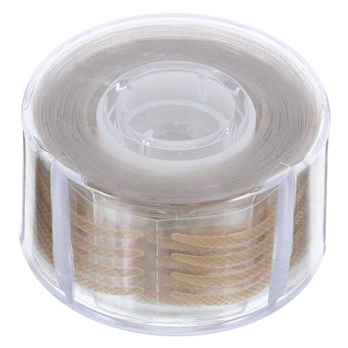 DINHEAROM 600 Stück Unsichtbare Augenlid Klebestreifen mit Mesh Muster Dünne Atmungsaktive Double Eyelid Tape für Natürlichen Look Hautfarbene Schlupflider Stripes zur Lidstraffung Frauen von DINHEAROM