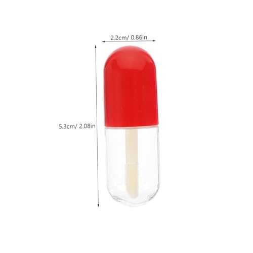 DINHEAROM 9 Stück Teiliges Lippenbalsam Behälter Nachfüllbare Lippenstifthülsen Leere Lipgloss Tuben Wiederverwendbar Leicht Für DIY Kosmetik Reisen Wallet Geeignet Zufällige Farbe von DINHEAROM