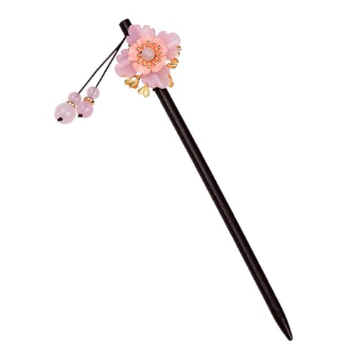 DINHEAROM Antike Haarnadel im Klassischen Retro stil Elegante Holz haarforke Chinesischer Haarschmuck für Damen Langlebig und Praktisch Einfacher und Einzigartiger Vintage look für von DINHEAROM