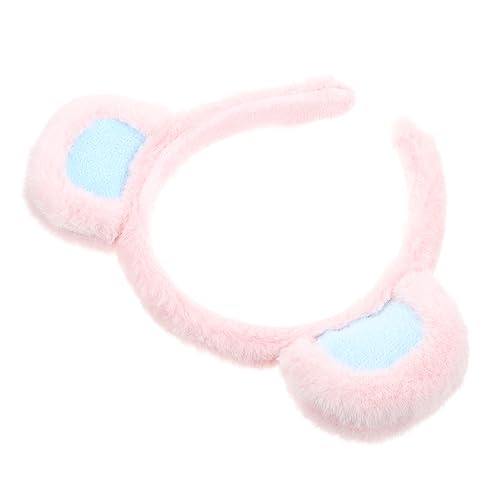 DINHEAROM Bärenohren Stirnband Plüsch Kopfbedeckung Haarband Für Cosplay Party Requisiten Süßes Stirnband von DINHEAROM