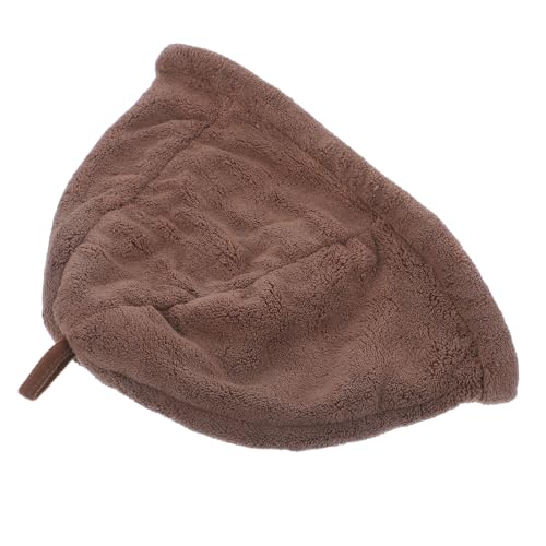 DINHEAROM Bequemer Sauna-hut Aus Korallenfarbenem Fleece Dicke Schnell Trocknende Badekappe Für Damen Und Herren Leicht Atmungsaktiv Für Dampfbad Und Sauna Geeignet von DINHEAROM