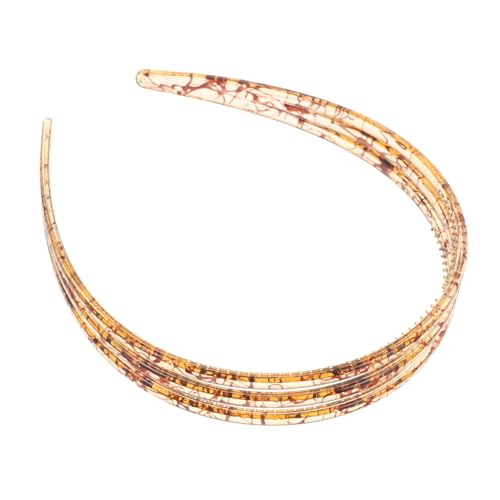 DINHEAROM Kunststoff Damen Stirnband mit Zähnen Rutschfestes Haarband zum Gesichtswaschen für Mädchen Elastisches Spa Stirnband für Sport und Makeup von DINHEAROM