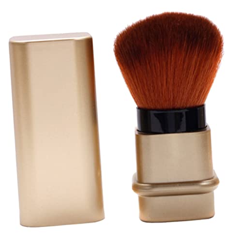 DINHEAROM Einziehbarer Make up Pinsel Für Puder Und Rouge Tragbarer Kosmetikpinsel Aus Abs Und Nylon Für Reisen Ergonomischer Griff Für Mädchen Und Frauen von DINHEAROM