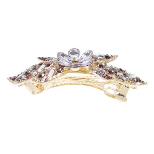 DINHEAROM Elegante Blumen haarspange mit Funkelnden Kristallsteinen Springend und Dekorativ für Damen und Teenager Vielseitiges Haarschmuck accessoire für Party Hochzeit und Alltag DINHEAROM Elegante Blumen haarspange mit Funkelnden Kristallsteinen Springend und Dekorativ für Damen und Teenager Vielseitiges Haarschmuck accessoire für Party Hochzeit und Alltag von DINHEAROM