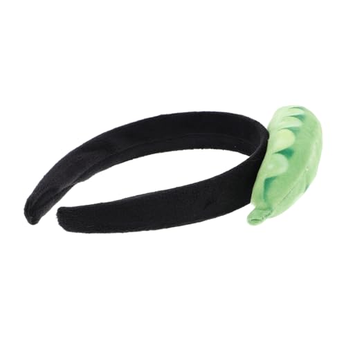 DINHEAROM Erbsen-accessoire-stirnband Süßes Plüsch-haarband in Gemüseform Praktisch Für Gesichtswaschen Make-up Und Daily Use Bezauberndes Kopfbedeckungskopfschmuck Für Erwachsene von DINHEAROM