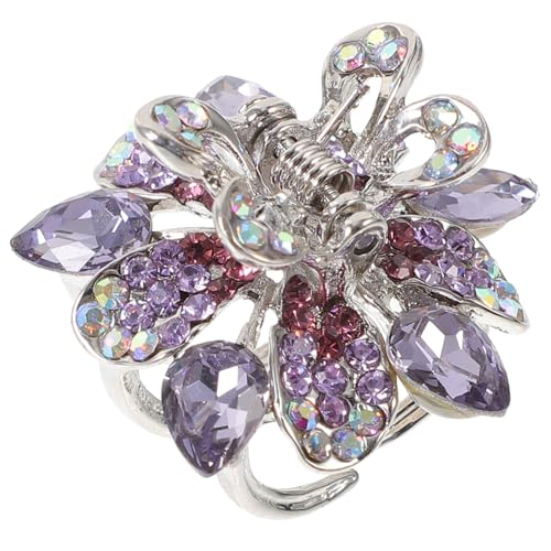 DINHEAROM Dekorative Haarklammer Klein Glitzerclip für Damen Robuste Haarspangen für Partys Alltag Frisuren von DINHEAROM