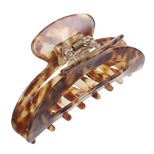 DINHEAROM Große Haarklammern für Dickes Haar Klauenclips im Marmor Design für und Mädchen Praktisch Beim Styling Kochen und Sport Einfach zu Verwenden von DINHEAROM