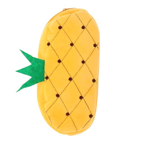 DINHEAROM Kawaii Plüsch Federmäppchen Mit Reißverschluss Niedliches Cartoon Design Große Kapazität Für Schreibwaren Vielseitig Einsetzbar Für Schule Büro Und Reisen Für Mädchen Und von DINHEAROM