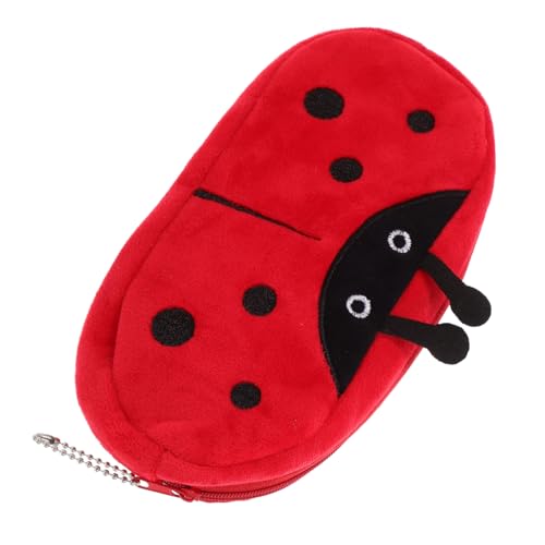 DINHEAROM Plüsch-stiftetasche Mit Reißverschluss Stofftier-federmäppchen Plüsch-federmäppchen Für Schreibwaren Süßes Kawaii von DINHEAROM