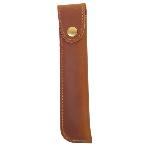 DINHEAROM Leder Stiftschutzhülle Handgefertigt Vintage Stil Leichter Tragbarer Kugelschreiber und Füllfederhalter Etui Praktische Aufbewahrungstasche für Büro und Alltag DINHEAROM Leder Stiftschutzhülle Handgefertigt Vintage Stil Leichter Tragbarer Kugelschreiber und Füllfederhalter Etui Praktische Aufbewahrungstasche für Büro und Alltag von DINHEAROM