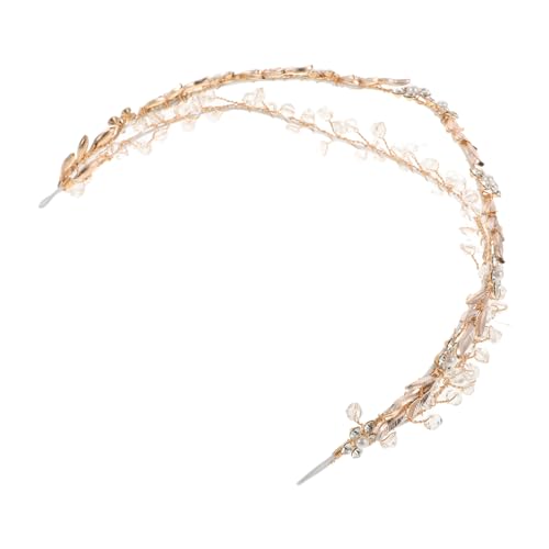 DINHEAROM Stirnband Mit Kunstperlen Für Braut Hochzeitskopfschmuck Modisches Haarband Für Mädchen Damen-haarschmuck Im Perlenstil All-match-haaraccessoire Für Geburtstage Und Partys von DINHEAROM