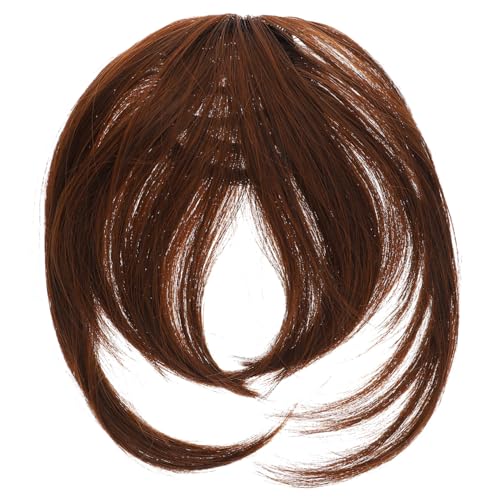 DINHEAROM Natürliche Clip in Haarfransen Haarteil für Frauen Synthetische Glatte Leichte Ponyverlängerung mit Seitensträhnen Voluminöses Styling für Alltag Party Hochzeit Hautfreundlich DINHEAROM Natürliche Clip in Haarfransen Haarteil für Frauen Synthetische Glatte Leichte Ponyverlängerung mit Seitensträhnen Voluminöses Styling für Alltag Party Hochzeit Hautfreundlich von DINHEAROM