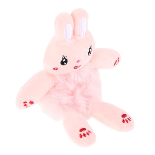 DINHEAROM Kaninchen Haargummi Plüsch Haarseil Für Mädchen Elastische Haarband in Hasenform Kleine Haargummis Für Dutt-frisuren Entzückende Haar-accessoires von DINHEAROM