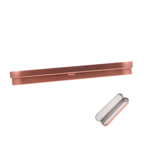 DINHEAROM Rechteckiges Metallfedermäppchen mit Flip Deckel Große Stabile Bleistiftbox für Schule Stilvoller Stiftbehälter für DINHEAROM Rechteckiges Metallfedermäppchen mit Flip Deckel Große Stabile Bleistiftbox für Schule Stilvoller Stiftbehälter für von DINHEAROM