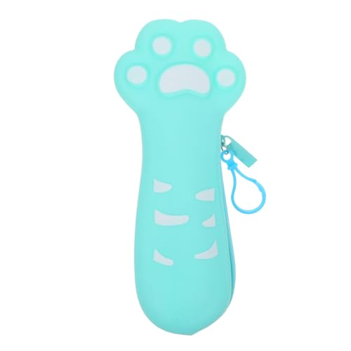 DINHEAROM Süßes Katzenpfoten Silikon Federmäppchen Ästhetisches Schulmaterial für Leicht und Tragbar für Reisen und Täglichen Gebrauch von DINHEAROM