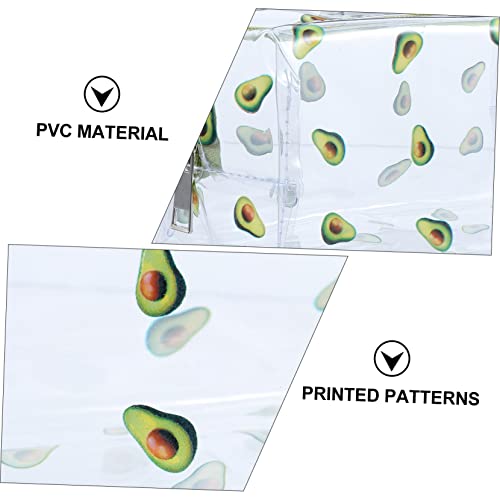 DINHEAROM Transparente Kosmetiktasche PVC Multifunktionale Schminktasche mit Dichtem Verschluss Leichter Kulturbeutel für Reisen Schule und Outdoor als Make Up Organizer und von DINHEAROM