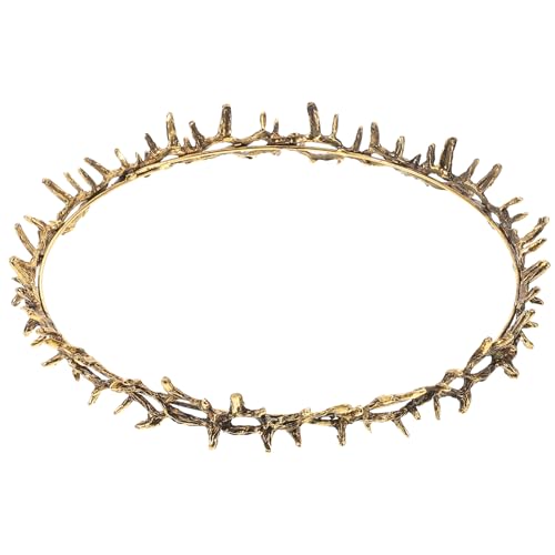 DINHEAROM Vintage Metallkrone für Damen Einzigartige Dornenkrone als Kostümzubehör für Partys Hochzeiten und Abschlussbälle Langlebige und Stilvolle Krone für Besondere Anlässe DINHEAROM Vintage Metallkrone für Damen Einzigartige Dornenkrone als Kostümzubehör für Partys Hochzeiten und Abschlussbälle Langlebige und Stilvolle Krone für Besondere Anlässe von DINHEAROM
