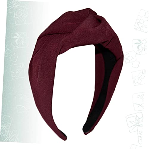 DINHEAROM Weiches Breites Damen Haarband aus Modisches Haarschmuck Accessoire für Alltag und Besondere Anlässe Langlebiges Komfortables Stirnband in Rot DINHEAROM Weiches Breites Damen Haarband aus Modisches Haarschmuck Accessoire für Alltag und Besondere Anlässe Langlebiges Komfortables Stirnband in Rot von DINHEAROM