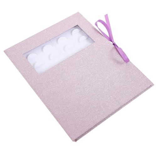 DINHEAROM Wimpernbox Aus Papier Für Aufbewahrung Von Falschen Wimpern Wimpernhalter Zum Organisieren Und Schützen Wimpernetui Mit Einfachem Design von DINHEAROM