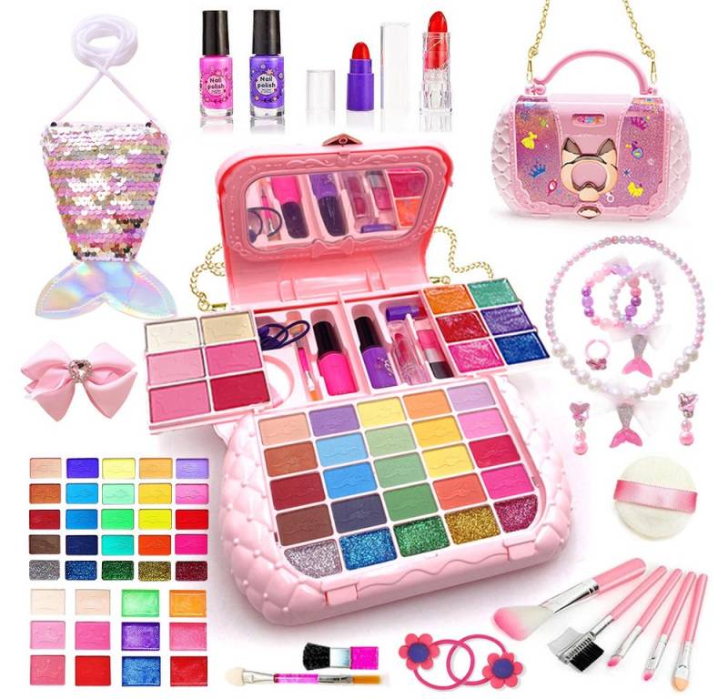 DINO SONO Make-up Palette Kinderschminkset Meerjungfrau Prinzessin Make-up, Set, Meerjungfrau von DINO SONO