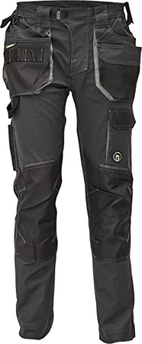 DINOZAVR Dayboro Herren Arbeitshose - Strapazierfähige elastische Bundhose mit Knietaschen - Anthrazit 52 von DINOZAVR