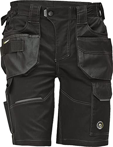 DINOZAVR Dayboro Herren Elastische Shorts/Kurze Arbeitshosen für den Sommer - Strapazierfähige - Schwarz 54 von DINOZAVR
