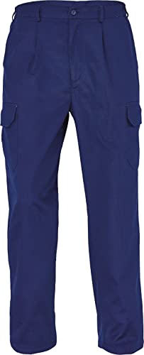 DINOZAVR Johan Herren Arbeitshose Bundhose mit elastischem Bund - Königsblau 46 von DINOZAVR