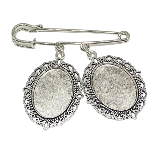 DINSOAVR Damen-Brosche für Kleidung, Accessoires und Textilien, kreatives Muster, elegante Brosche, feste Kleidungsnadel, Schmuck für Hochzeit, Party von DINSOAVR