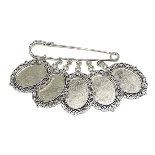 DINSOAVR Damen-Brosche für Kleidung, Accessoires und Textilien, kreatives Muster, elegante Brosche, feste Kleidungsnadel, Schmuck für Hochzeit, Party von DINSOAVR