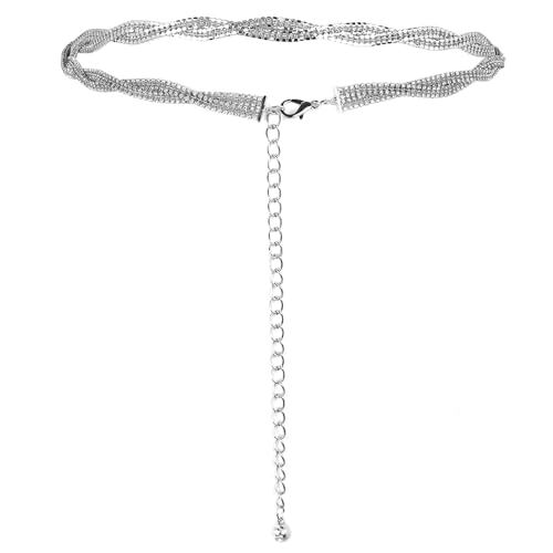DINSOAVR Gürtel, Strass-Kette, Bauchkette für Kleid, Kette, Gürtel für Damen, Taillenkette, Taillenkette DINSOAVR Gürtel, Strass-Kette, Bauchkette für Kleid, Kette, Gürtel für Damen, Taillenkette, Taillenkette von DINSOAVR