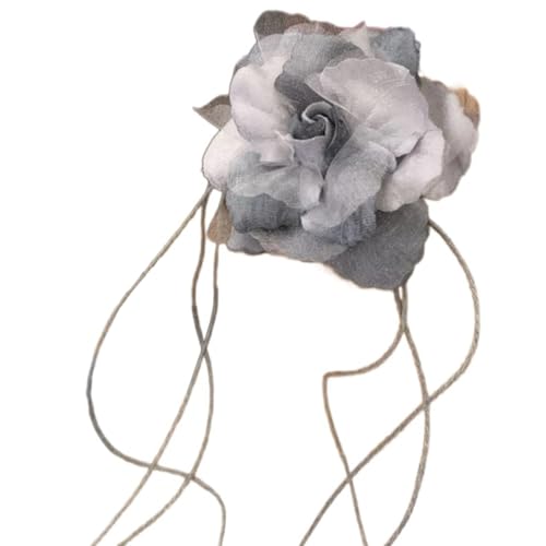 DINSOAVR Gürtel für Damen, verstellbarer geflochtener Taillengürtel mit Blume, breiter Taillengürtel von DINSOAVR