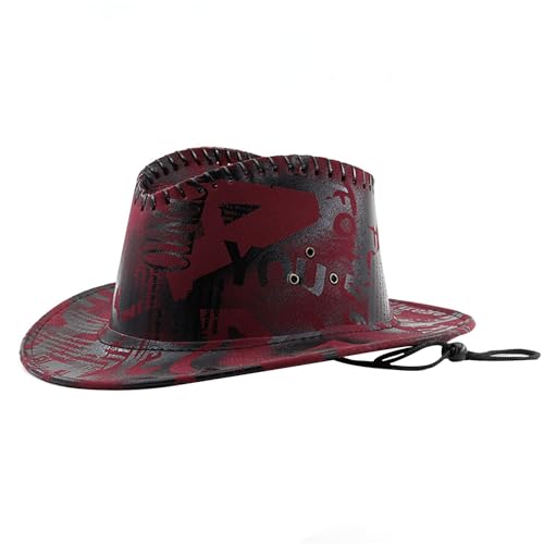 DINSOAVR Hut, atmungsaktive Mütze, ethnische Damen-Reisemütze mit verstellbarem Kinnseil, für Erwachsene, Outdoor, sonnenfester Hut von DINSOAVR