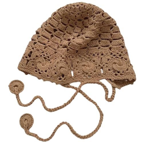 DINSOAVR Hut, gehäkelter Hut für Damen, handgewebt, lange Quasten, Kopfkette für Party, Abschlussball, Urlaub, handgefertigter Hohlhut DINSOAVR Hut, gehäkelter Hut für Damen, handgewebt, lange Quasten, Kopfkette für Party, Abschlussball, Urlaub, handgefertigter Hohlhut von DINSOAVR