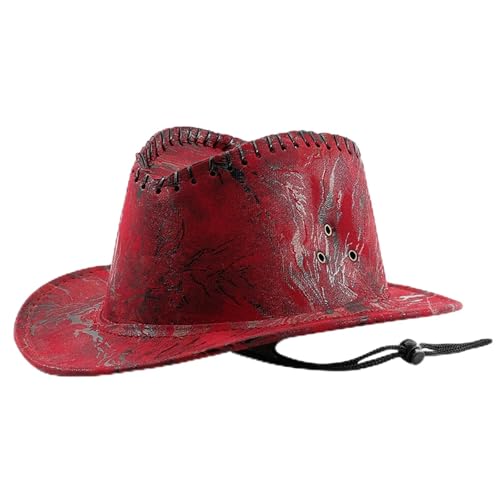 DINSOAVR Hut, leichte Mütze, ethnische Damen-Reisemütze mit verstellbarem Kinnseil, Sonnenschutz, für Erwachsene von DINSOAVR