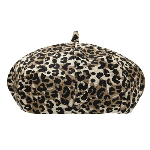 DINSOAVR Hut für Mädchen, Malerhut, trendiger Druck, für Herbst und Winter, winddicht, für Straßenfotografie-Requisiten von DINSOAVR