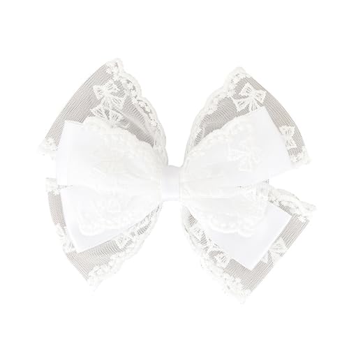 DINSOAVR Kopfschmuck, 1 Paar lange Zöpfe, Haarspange für Hochzeit, Braut, geschichtete Schleife, Haarspangen, Pferdeschwanz, Haarspange für Teenager, Mädchen DINSOAVR Kopfschmuck, 1 Paar lange Zöpfe, Haarspange für Hochzeit, Braut, geschichtete Schleife, Haarspangen, Pferdeschwanz, Haarspange für Teenager, Mädchen von DINSOAVR