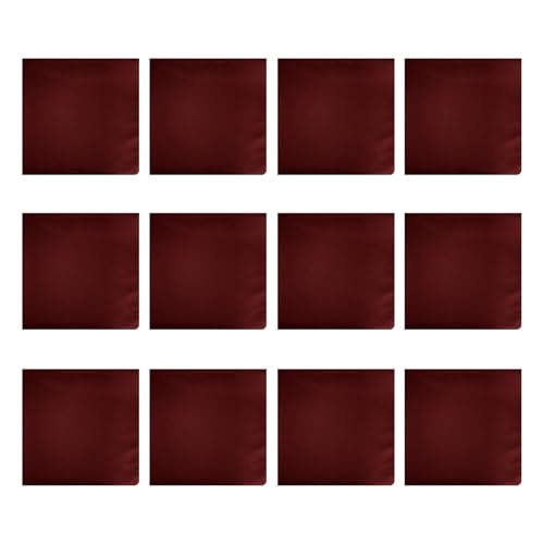 DINSOAVR Kopfschmuck, Hochzeits-Taschentuch, einfarbig, für Bräutigam, Damen, Taschentücher, Hochzeits-Taschentücher von DINSOAVR