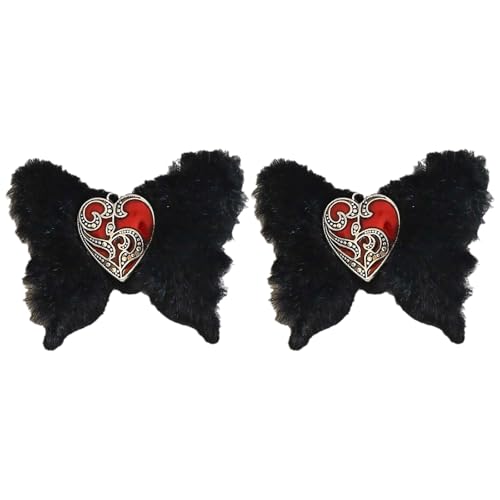 DINSOAVR Kopfschmuck, Shaking Wing Schmetterling Haarspange Luxuriöse Mode Haarnadel Frauen Plüsch Haarnadel für Mode Statement von DINSOAVR