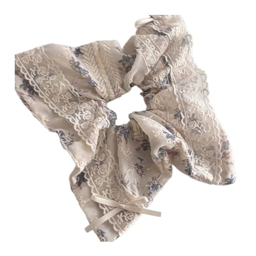 DINSOAVR Kopfschmuck, Spitzen-Haargummis, weiblich, französisch, ästhetisch, modisch, Haarschmuck, Haarknoten, Haarband, Damen, eleganter Kopfschmuck DINSOAVR Kopfschmuck, Spitzen-Haargummis, weiblich, französisch, ästhetisch, modisch, Haarschmuck, Haarknoten, Haarband, Damen, eleganter Kopfschmuck von DINSOAVR